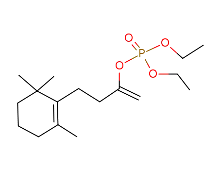 Phosphoric acid diethyl ester 1-methylene-3-(2,6,6-trimethyl-cyclohex-1-enyl)-propyl ester