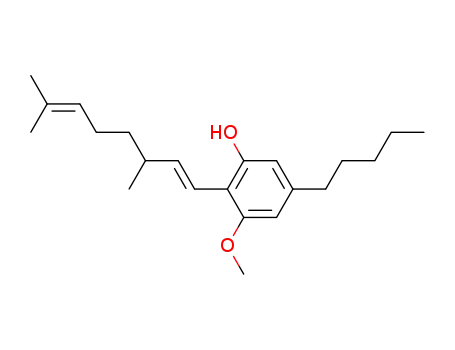 Phenol, 2-(3,7-dimethyl-1,6-octadienyl)-3-methoxy-5-pentyl-, (E)-