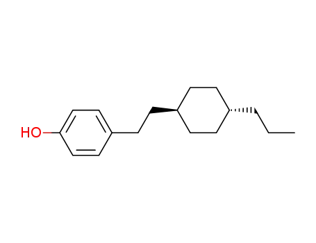 Molecular Structure of 89450-47-5 (4'-alkylcyclohexyl-ethyl-phenol)