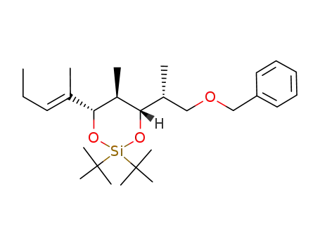(2R,3S,4S,5S,6E)-2,4,6-trimethyl-3,5-<<bis(1,1-dimethylethyl)-silylene>dioxy>-1-phenylmethoxy-6-nonene