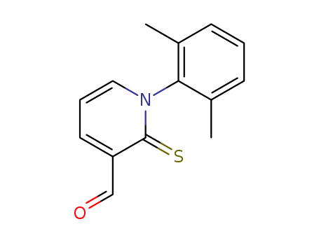 3-Pyridinecarboxaldehyde, 1-(2,6-dimethylphenyl)-1,2-dihydro-2-thioxo-