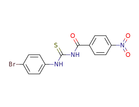 <i>N</i>-(4-bromo-phenyl)-<i>N</i>'-(4-nitro-benzoyl)-thiourea