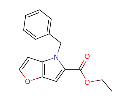 4H-Furo[3,2-b]pyrrole-5-carboxylic acid, 4-(phenylmethyl)-, ethyl ester