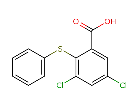 Benzoic acid, 3,5-dichloro-2-(phenylthio)-