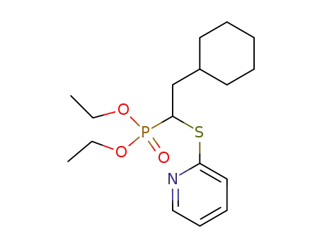 [2-Cyclohexyl-1-(pyridin-2-ylsulfanyl)-ethyl]-phosphonic acid diethyl ester