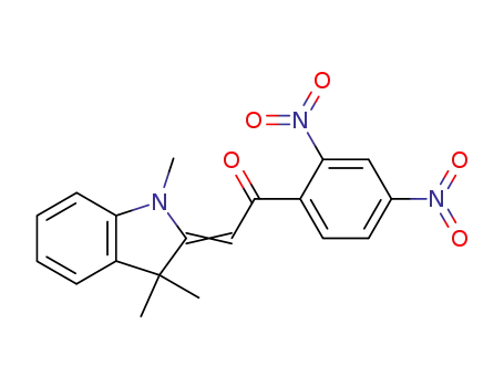 1-(2,4-Dinitro-phenyl)-2-[1,3,3-trimethyl-1,3-dihydro-indol-(2E)-ylidene]-ethanone
