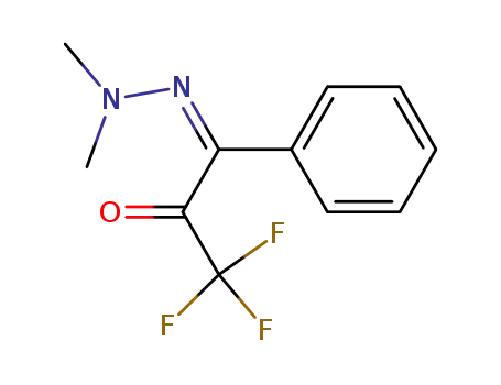1,2-Propanedione, 3,3,3-trifluoro-1-phenyl-, 1-(dimethylhydrazone)