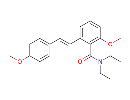 Benzamide, N,N-diethyl-2,3-dimethoxy-6-(2-phenylethenyl)-