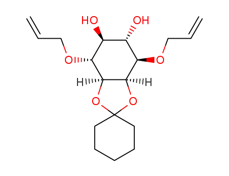 (+/-)-3,6-di-O-allyl-1,2-O-cyclohexylidene-myo-inositol