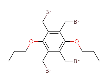 Benzene, 1,2,4,5-tetrakis(bromomethyl)-3,6-dipropoxy-