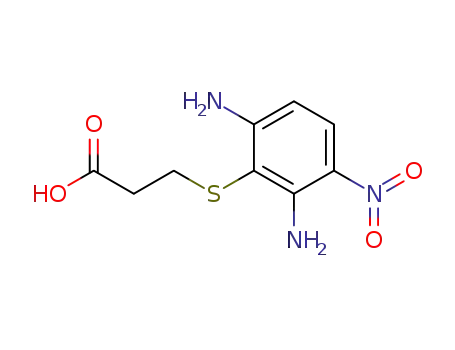 3-(2,6-diamino-4-nitrophenylthio)-propionic acid