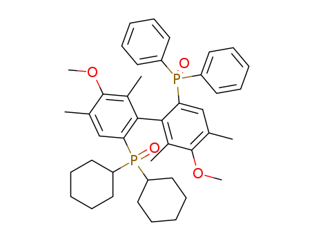 (RS)-6-dicyclohexylphosphoryl-6'-diphenylphosphoryl-3,3'-dimethoxy-2,2',4,4'-tetramethyl-1,1'-biphenyl