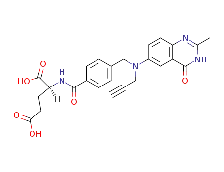 (S)-2-(4-{[(2-Methyl-4-oxo-3,4-dihydro-quinazolin-6-yl)-prop-2-ynyl-amino]-methyl}-benzoylamino)-pentanedioic acid
