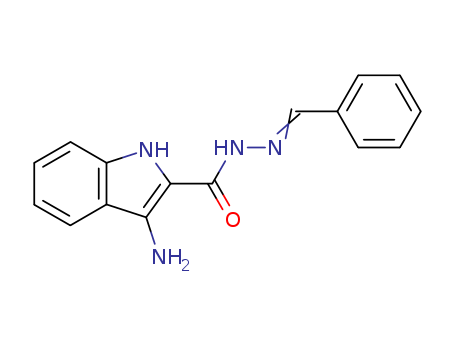 2-BENZYLIDEN-1-(3-AMINOINDOL)-2-CARBOHYDRAZIDE