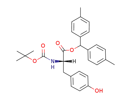 (S)-2-tert-Butoxycarbonylamino-3-(4-hydroxy-phenyl)-propionic acid di-p-tolylmethyl ester