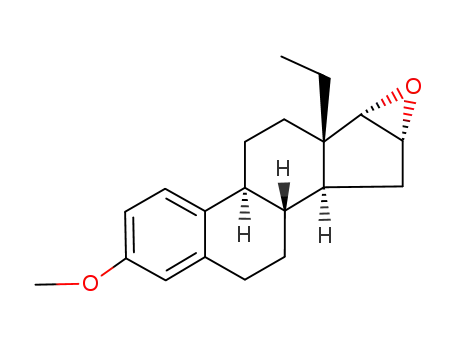 Molecular Structure of 59126-72-6 (16α,17α-Epoxy-3-methoxy-18-methyl-1,3,5(10)-oestratrien)