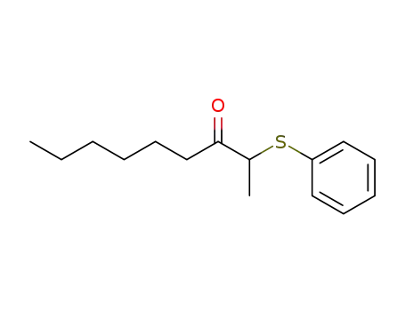 Molecular Structure of 69358-36-7 (3-Nonanone, 2-(phenylthio)-)