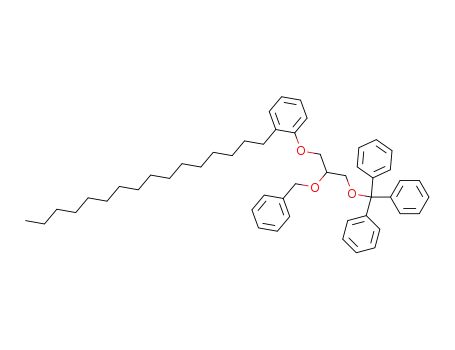 1-<2-(phenylmethoxy)-3-(triphenylmethoxy)propoxyl>-2-hexadecylbenzene