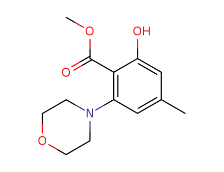 2-Hydroxy-4-methyl-6-morpholinobenzoesaeure-methylester