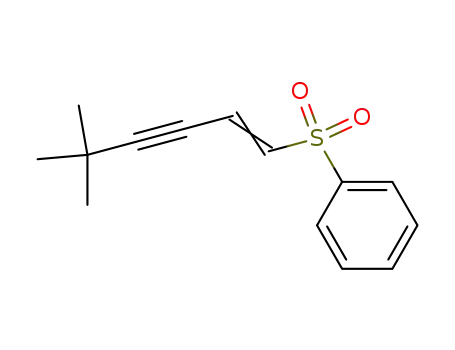 Benzene, [(5,5-dimethyl-1-hexen-3-ynyl)sulfonyl]-