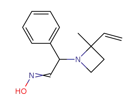 Molecular Structure of 110911-03-0 ((2-Methyl-2-vinyl-azetidin-1-yl)-phenyl-acetaldehyde oxime)
