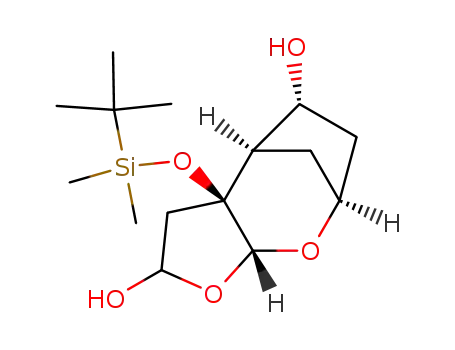 (1S,3R,5RS,7S,8R,9R)-7-(tert-Butyldimethylsilyloxy)-2,4-dioxatricyclo<6.2.1.0<sup>3,7</sup>>undecan-5,9-diol
