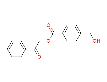 Molecular Structure of 136581-11-8 (phenacyl 4-(hydroxymethyl)benzoate)