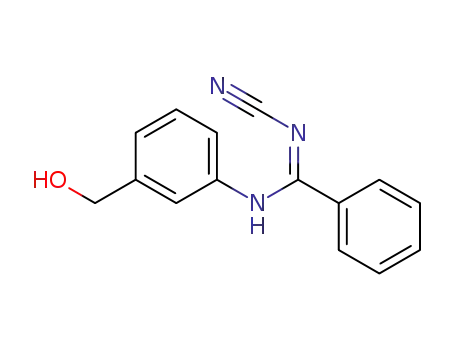N-(3-Hydroxymethylphenyl)-N'-cyanbenzamidin