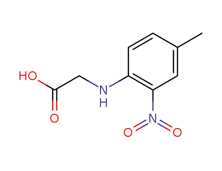 Molecular Structure of 62573-36-8 (N-(4-methyl-2-nitrophenyl)glycine)