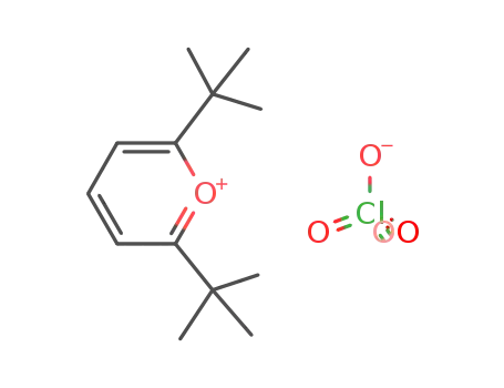 Molecular Structure of 35770-52-6 (Pyrylium, 2,6-bis(1,1-dimethylethyl)-, perchlorate)