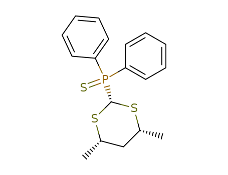 r-2-<Diphenyl(thiophosphinoyl)>-c-4,c-6-dimethyl-1,3-dithiane