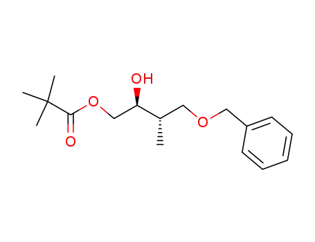 (2S,3S)-4-(benzyloxy)-2-hydroxy-3-methylbutyl pivalate