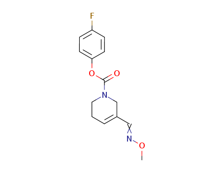 1(2H)-PYRIDINECARBOXYLIC ACID 3,6-DIHYDRO-5-((METHOXYIMINO)METHYL)-,4-FLUOROPHENYL ESTER,(E)-CAS