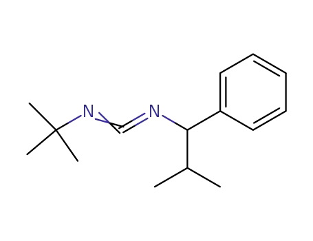 Molecular Structure of 90495-21-9 (Benzenemethanamine,
N-[(1,1-dimethylethyl)carbonimidoyl]-a-(1-methylethyl)-)