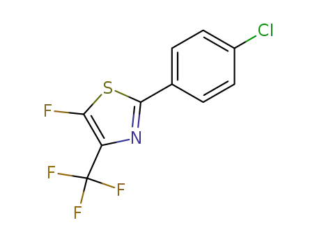 2-(4-Chlorophenyl)-5-fluoro-4-(trifluoromethyl)-1,3-thiazole