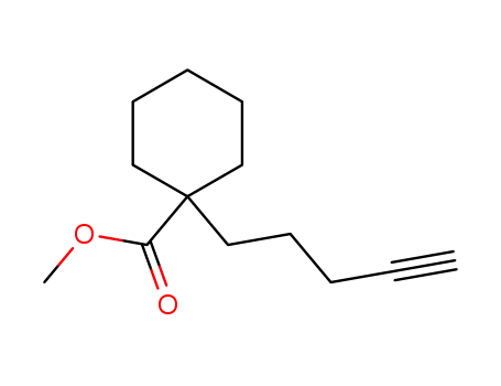 1-Pent-4-ynyl-cyclohexanecarboxylic acid methyl ester