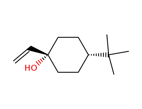 Molecular Structure of 7103-35-7 (Cyclohexanol, 4-(1,1-dimethylethyl)-1-ethenyl-, cis-)