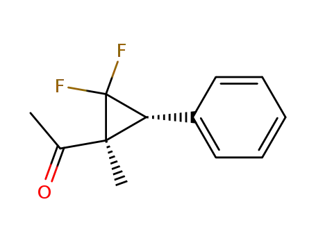 1-acetyl-2,2-difluoro-1-methyl-3-phenylcyclopropane