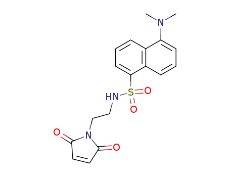 Molecular Structure of 160291-45-2 (N-[2-(Dansylamino)ethyl]maleimide)