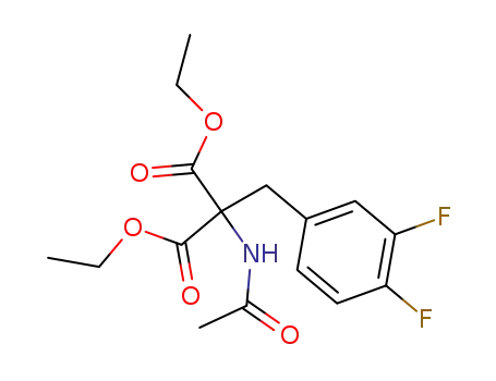 2-Acetylamino-2-(3,4-difluorobenzyl)malonic acid diethyl ester