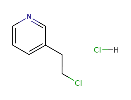 Molecular Structure of 4226-36-2 (3-(2-CHLOROETHYL)PYRIDINE HYDROCHLORIDE)