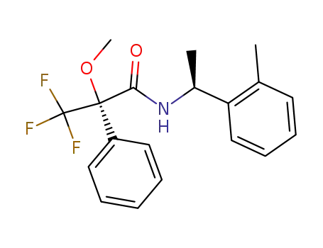 (S)-3,3,3-Trifluoro-2-methoxy-2-phenyl-N-((S)-1-o-tolyl-ethyl)-propionamide