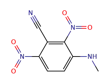 3-(methylamino)-2,6-dinitrobenzonitrile