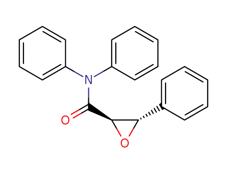 Oxiranecarboxamide, N,N,3-triphenyl-, trans-