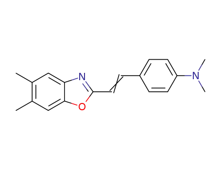Benzenamine, 4-[2-(5,6-dimethyl-2-benzoxazolyl)ethenyl]-N,N-dimethyl-