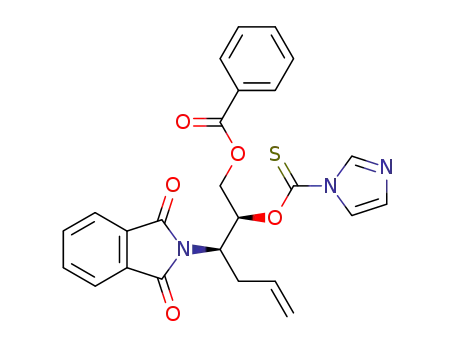 (2R,3S)-1-(benzoyloxy)-3-phthalimido-2-O-(imidazolylthiocarbonyl)-5-hexen-2-ol