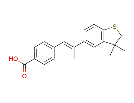 4-[(E)-2-(3,3-Dimethyl-2,3-dihydro-benzo[b]thiophen-5-yl)-propenyl]-benzoic acid