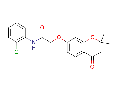 N-(2-Chloro-phenyl)-2-(2,2-dimethyl-4-oxo-chroman-7-yloxy)-acetamide