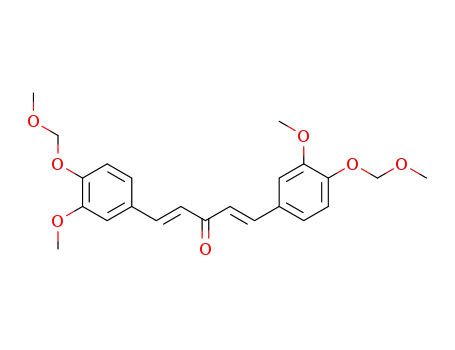 (1E,4E)-1,5-Bis-(3-methoxy-4-methoxymethoxy-phenyl)-penta-1,4-dien-3-one