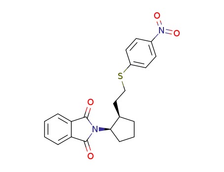 2-{(1R,2R)-2-[2-(4-Nitro-phenylsulfanyl)-ethyl]-cyclopentyl}-isoindole-1,3-dione